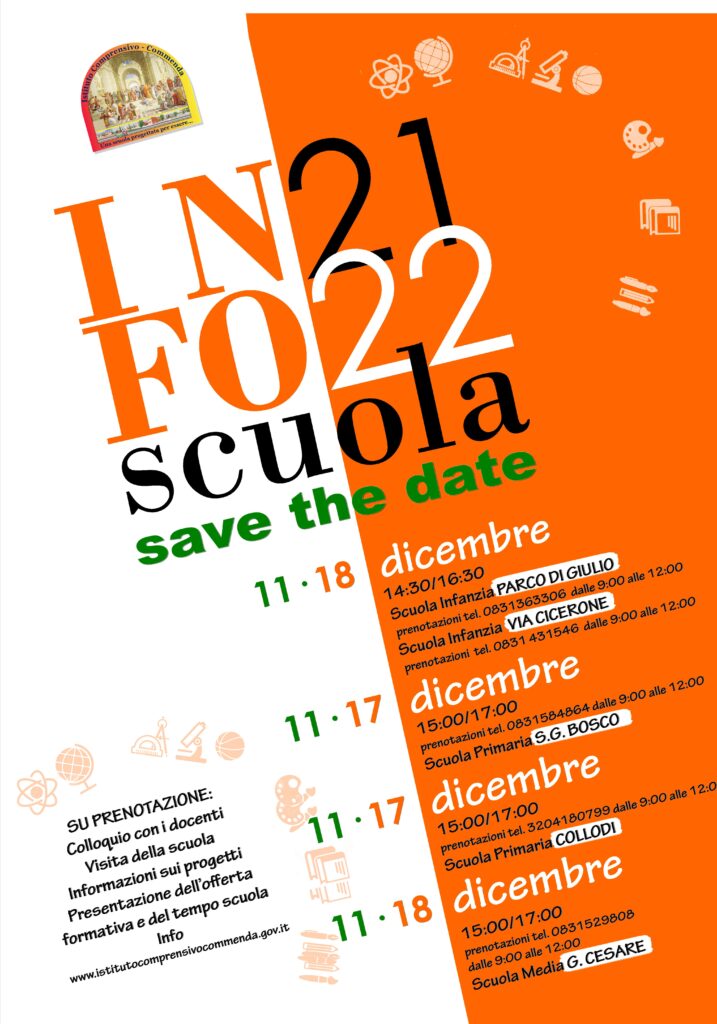 Locandina per l'evento Info scuola